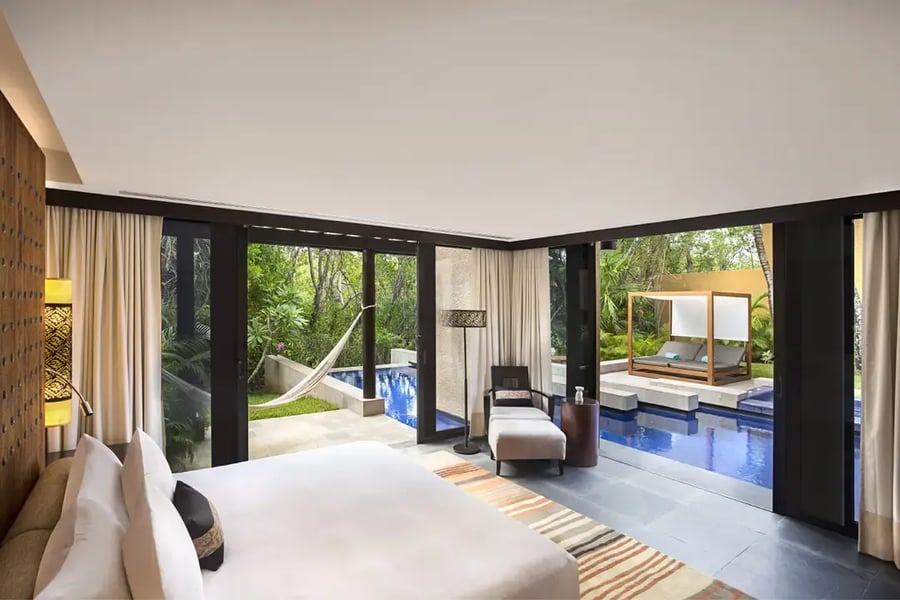 Serenity Two-Bedroom Pool Villa - Bedroom