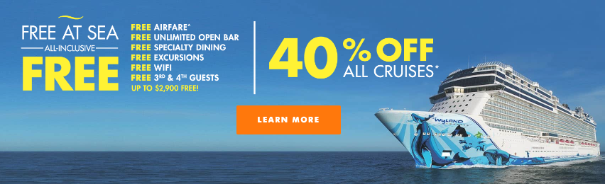 Norwegian Cruise Line - NCL Free at Sea